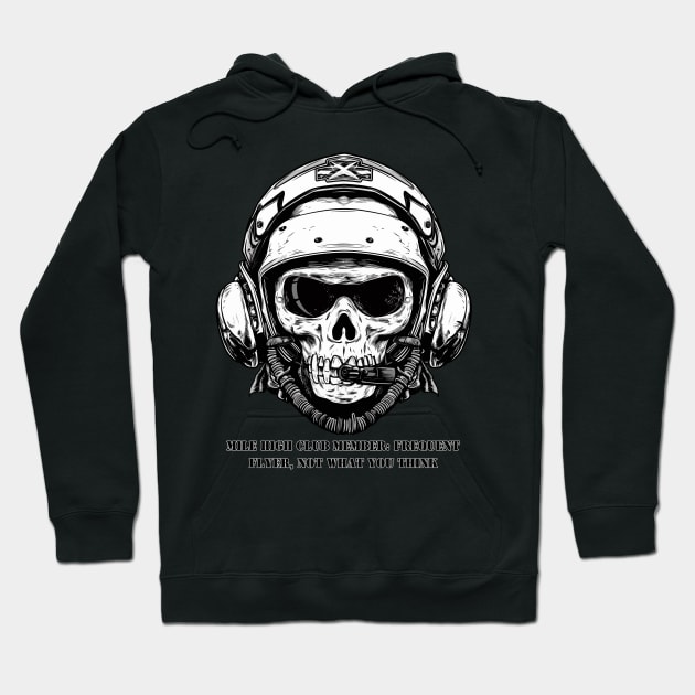 Mile High Club Member Hoodie by baseCompass